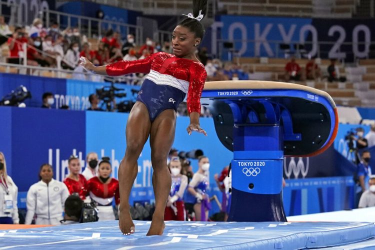 US star Simone Biles exits; ROC wins women's gymnastics